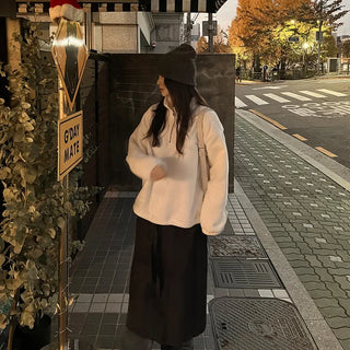 Half-zip fleece anorak
