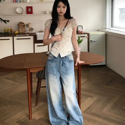 Mark Teen Washed Wide Pants