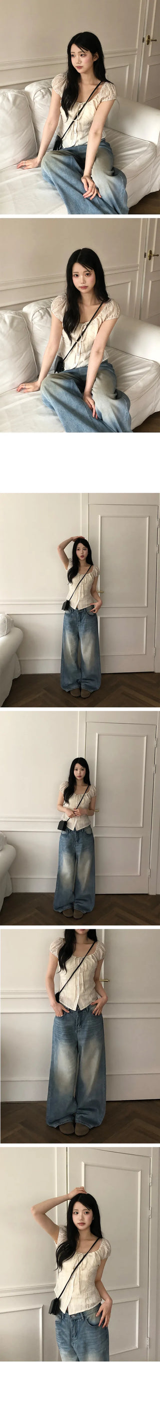 Mark Teen Washed Wide Pants