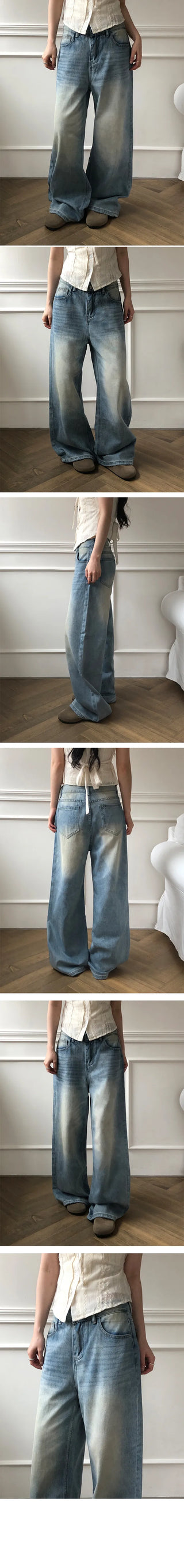 Mark Teen Washed Wide Pants