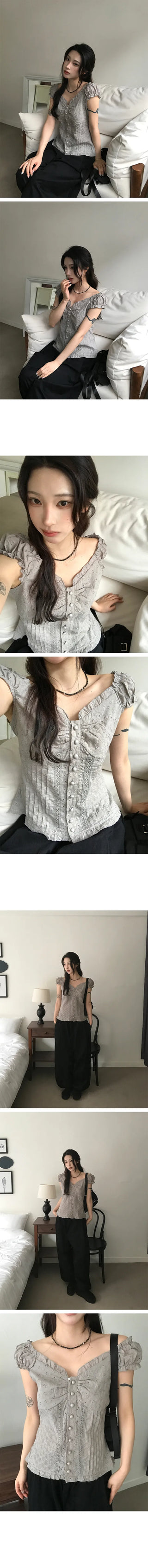 Madeleine Lace Sleeveless Blouse