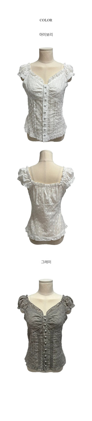 Madeleine Lace Sleeveless Blouse
