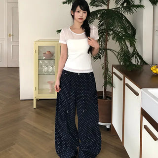 Cheek Layered See-through Short Sleeve T-shirt
