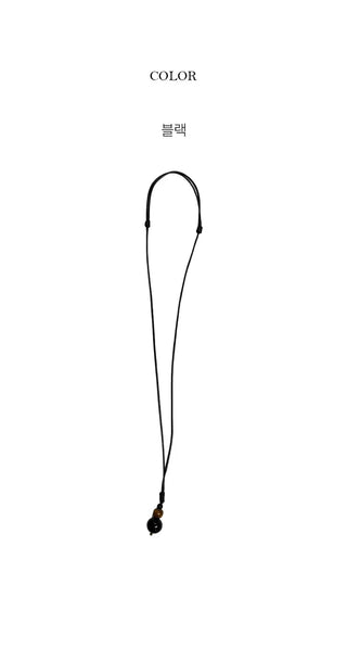 Menta Gemstone Rope Long Drop Necklace