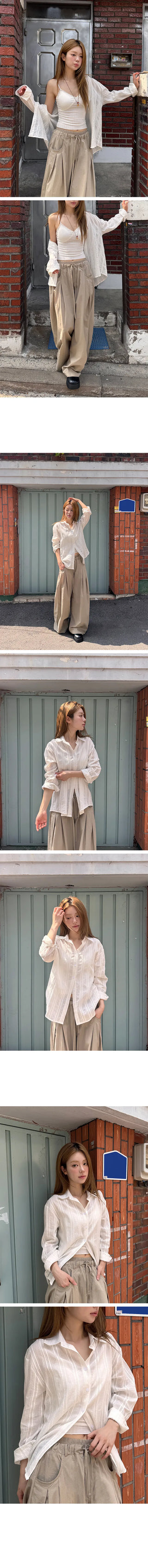 Koi Crochet Loose Fit Shirt