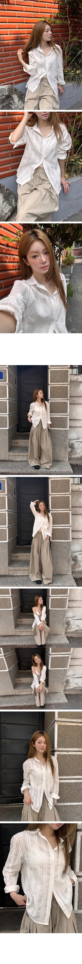 Koi Crochet Loose Fit Shirt