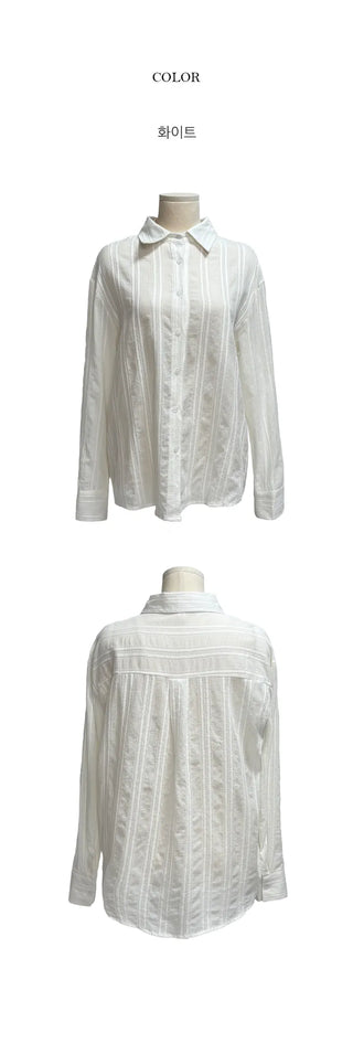 Koi Crochet Loose Fit Shirt