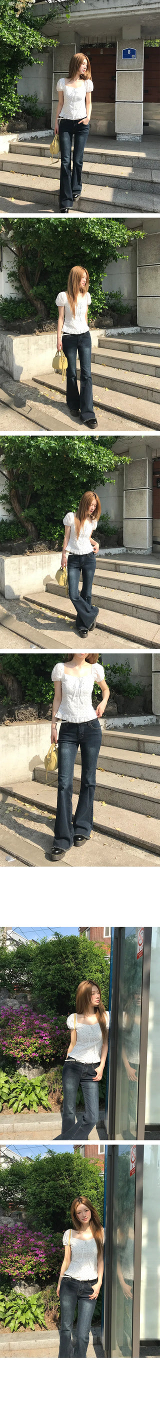 Kabi Hip Bootcut Pants