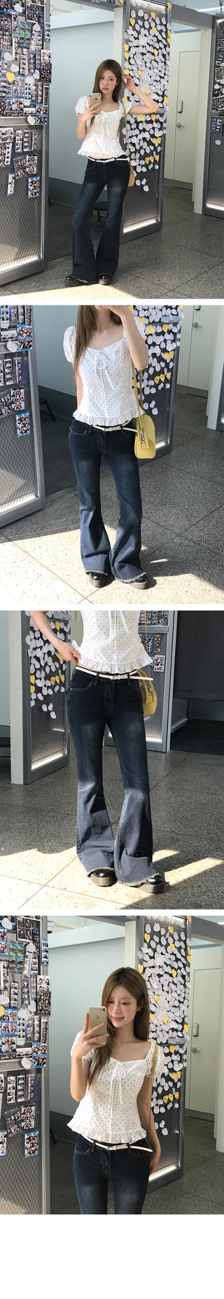 Kabi Hip Bootcut Pants