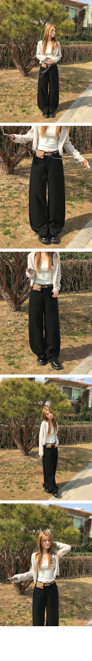 Parting Wide Cotton Pants
