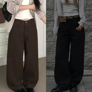 Parting Wide Cotton Pants