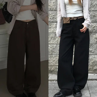 Parting Wide Cotton Pants