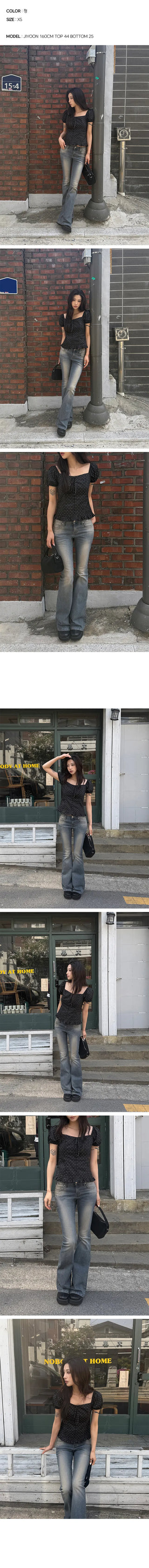 Pico Yellowteen Low-Rise Bootcut Pants