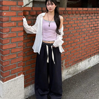 Bikini Check Folding Training Pants