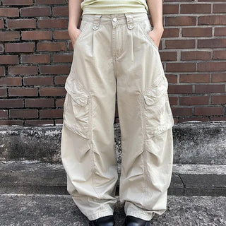 Digest Pintuck Cargo Wide Pants