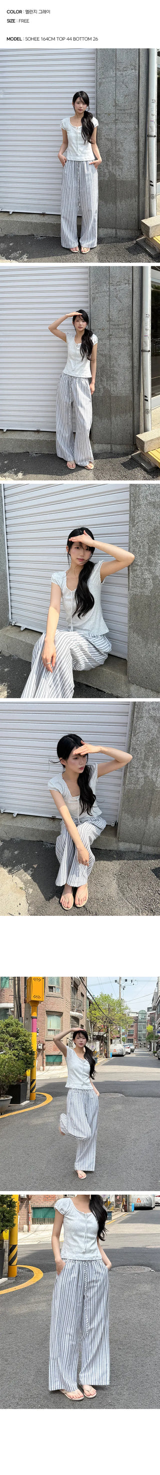 Remo Lace Strap Short Sleeve T-shirt