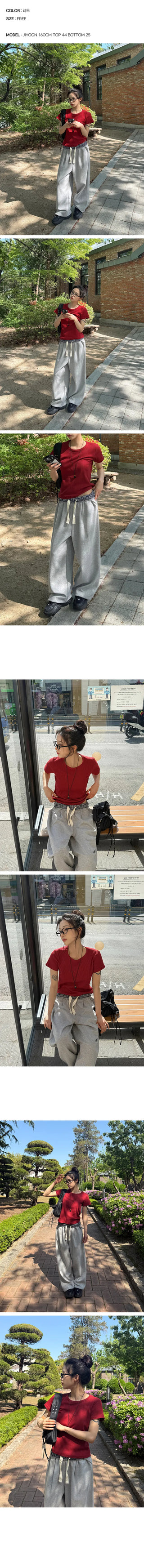 Sturdy Waffle Round T-shirt