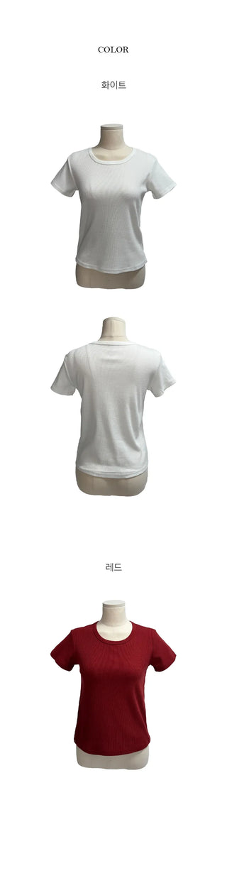 Sturdy Waffle Round T-shirt