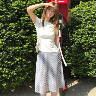 Dokko Dot Midi Skirt