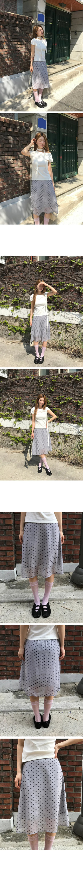 Dokko Dot Midi Skirt