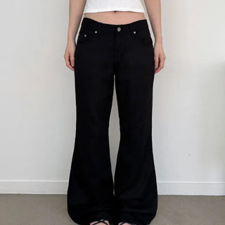 Coca Basic Low Bootcut Cotton Pants