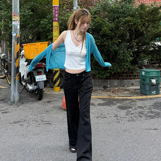 Coca Basic Low Bootcut Cotton Pants