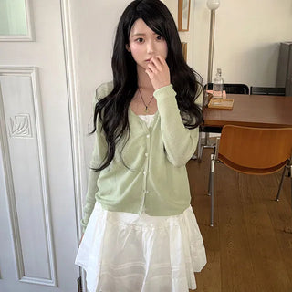 Belly Delicate Fit Color Cardigan