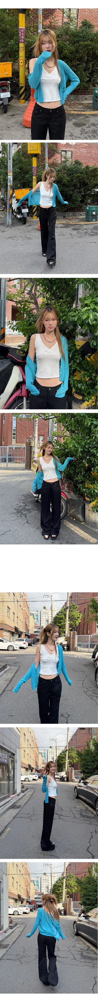 Belly Delicate Fit Color Cardigan