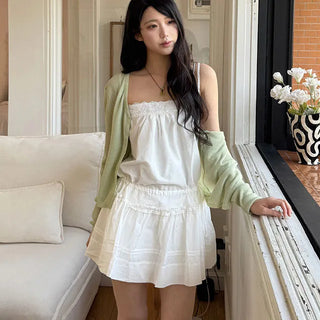 Muco Layered Strap Lace Dress