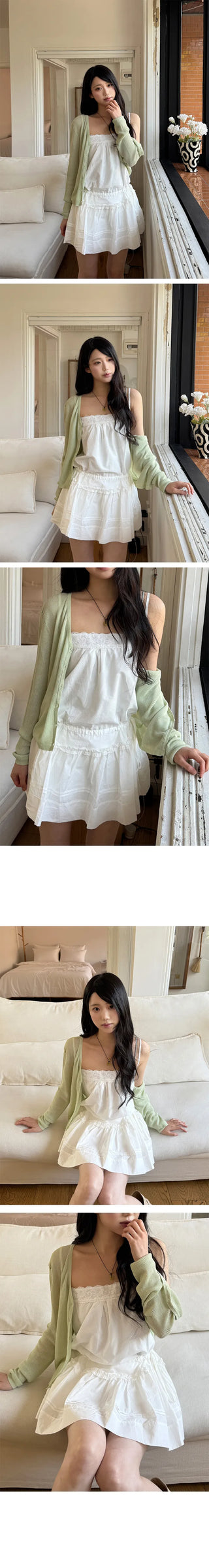 Muco Layered Strap Lace Dress
