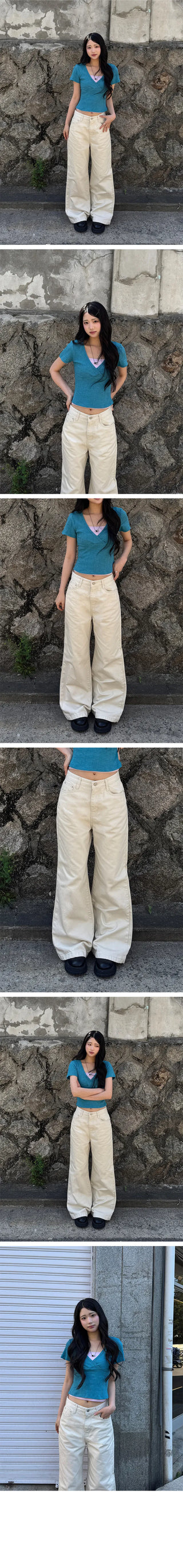Coz Cotton Wide Bootcut Pants