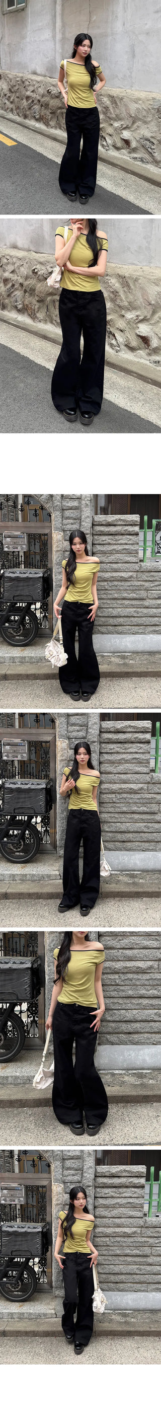 Coz Cotton Wide Bootcut Pants