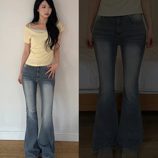 Solar Hooda Pocket Light Blue Bootcut Pants