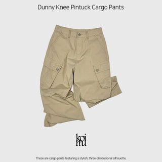 Dunny Knee Pintuck Cargo Pants