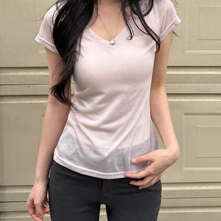 Bay V-Neck Slim T-Shirt