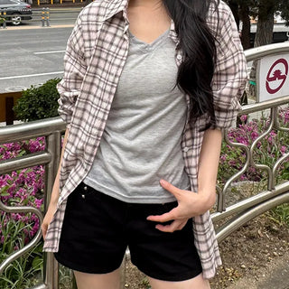 Bay V-Neck Slim T-Shirt