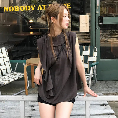 Arthur Scarf Sleeveless Blouse