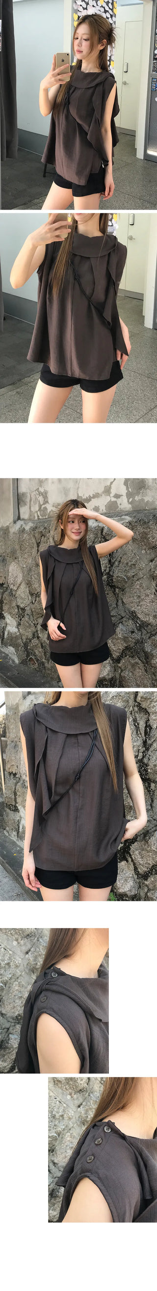 Arthur Scarf Sleeveless Blouse