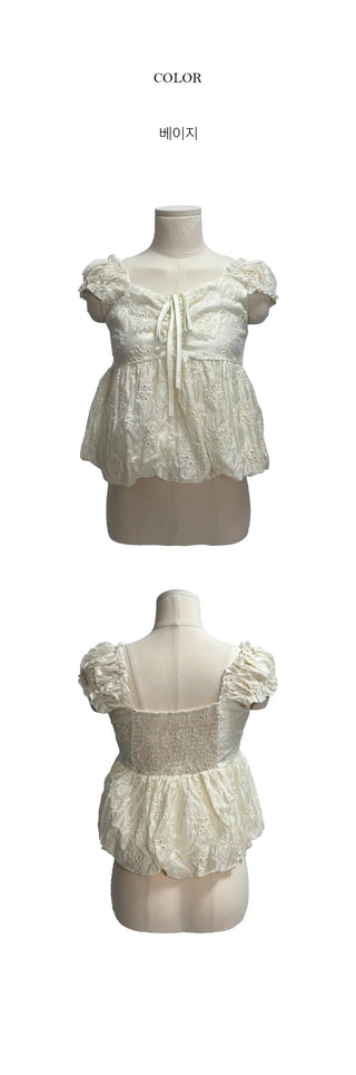 Duhi Pumpkin Sleeveless Blouse