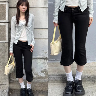 Obin Slim Slit Capri Pants