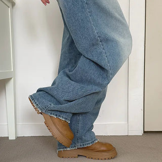 Fuko Washed Wide Denim Pants