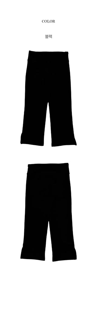 Venue Slit 3/4 Length Capri Elastic Pants