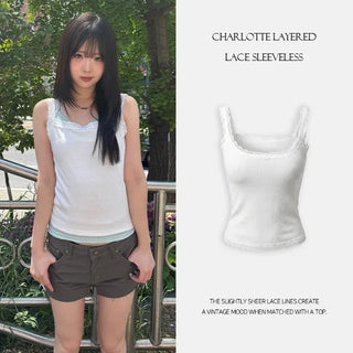 Charlotte Layered Lace Sleeveless
