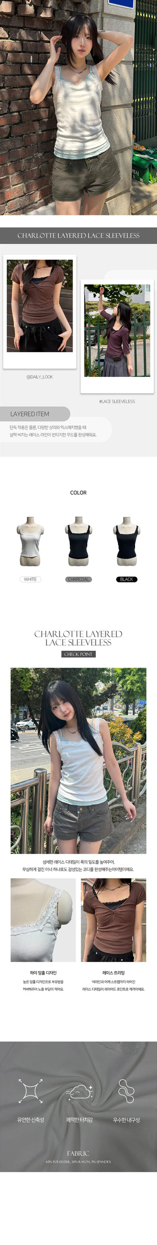 Charlotte Layered Lace Sleeveless