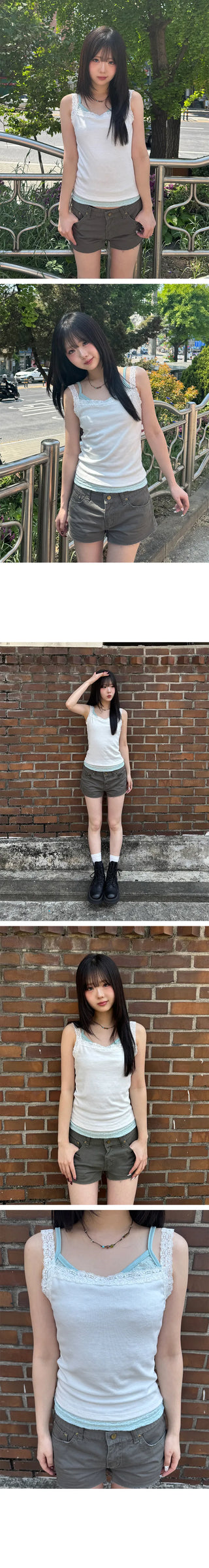 Charlotte Layered Lace Sleeveless