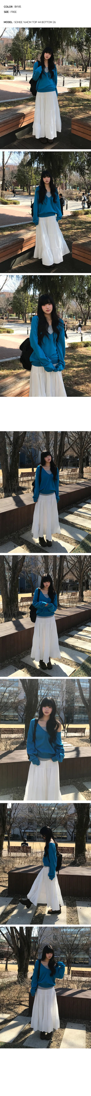 O'ts Tiered Long Skirt