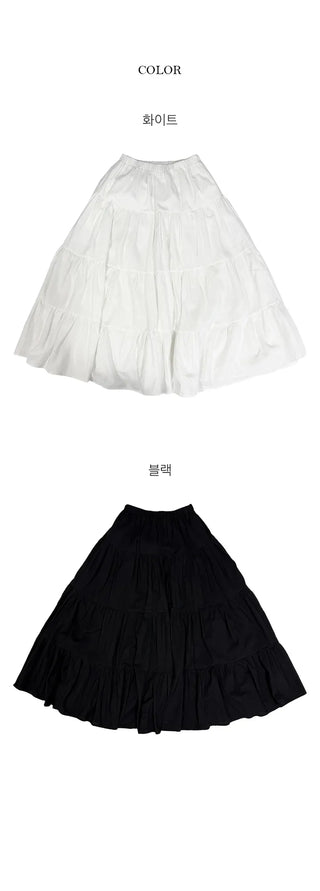 O'ts Tiered Long Skirt