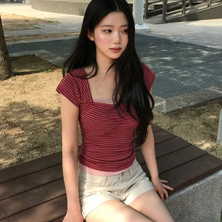 Kana Damaged Denim Shorts