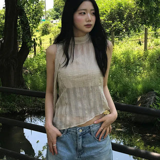 Si-e Twist Wrap Ribbon Blouse