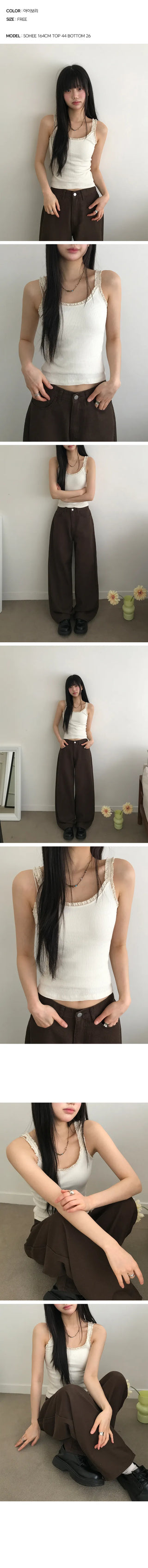 Rain Lace Point Sleeveless